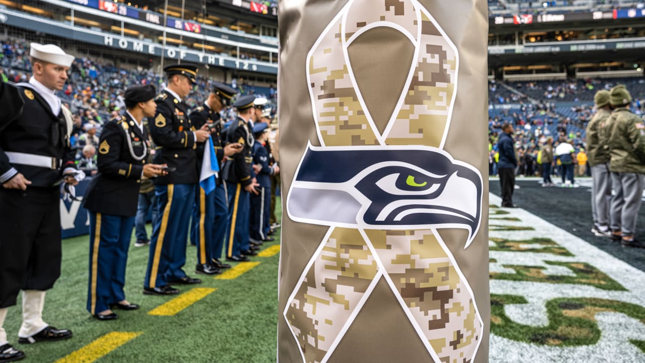 Seahawks Recognize Military & Veterans for NFL's Salute to Service